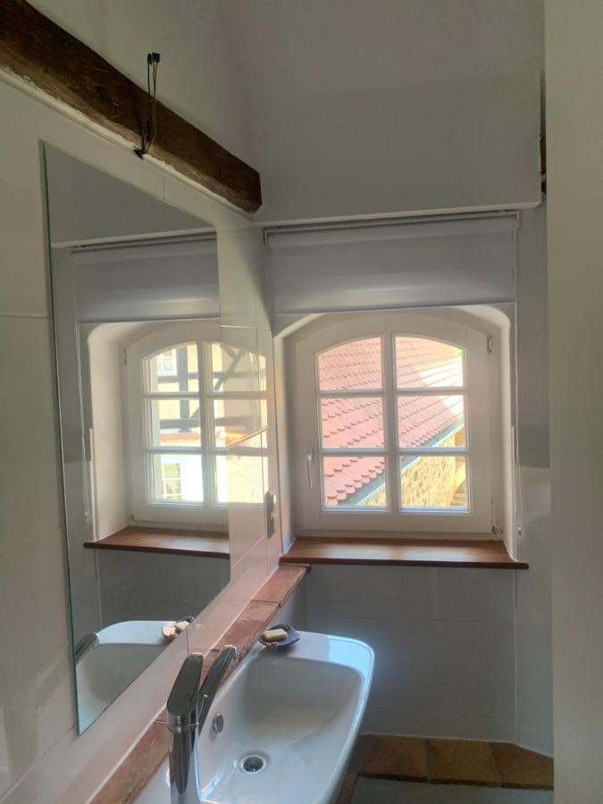 Studio Auf Denkmalgeschuetztem Dreiseithof In Hoefgen Bei Grimma Hofgen  Esterno foto